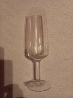 4 pcs polished champagne glasses with soles
