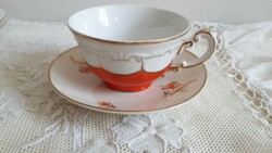 From the Zsolnay collection, old coffee cup and saucer.