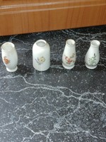 Tiny Raven House porcelain vases