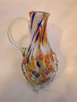 Czech glass jug, spout