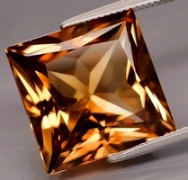 Real special imperial topaz from Brazil! Original 11.11 ct!