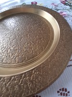 Sárgaréz fali tányér