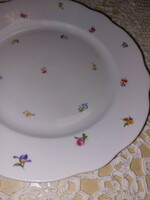 Zsolnay 1 beautiful flat plate with many small flowers