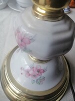 Table lamp porcelain floral works