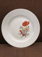 Kahla poppy pattern plate - made in gdr