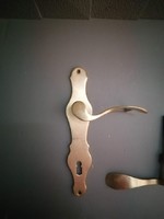 Copper doorknob, doorknobs (6 pairs)