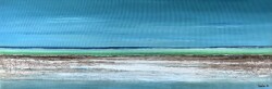 Szalai kristián: south coast of Balaton. 2. 30X90 cm oil/canvas.