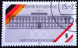 BB867p / Németország - Berlin 1990 Bundeshaus Berlinben bélyeg pecsételt