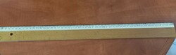 Fa vonalzó fém betétes 50 cm hosszú