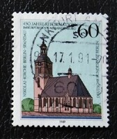 BB855p / Németország - Berlin 1989 450 éves a Reformáció bélyeg pecsételt