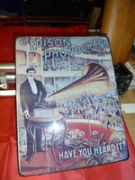 Phonograph advertising print