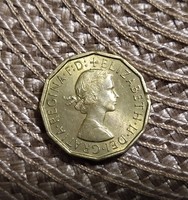 II. Erzsébet 3 pence 1966
