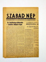 1953 május 1  /  SZABAD NÉP  /  Újság - Magyar / Napilap. Ssz.:  26086