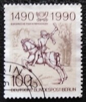 BB860p / Németország - Berlin 1990 A postai küldés 500. évfordulója bélyeg pecsételt
