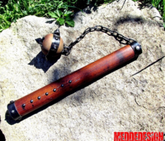 Meddedesign chain mace (large man) - decorative weapon, fantasy decoration, cosplay accessory
