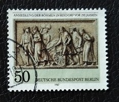 BB784p / Németország - Berlin 1987 A rixdorfi cseh letelepedés bélyeg pecsételt