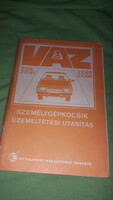 LADA SAMARA VAZ  2108-21083-21081-21086 CCCP SZOVJET AUTÓK üzemeltetési gépkönyve képek szerint