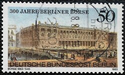BB740p / Németország - Berlin 1985 A berlini börze bélyeg pecsételt