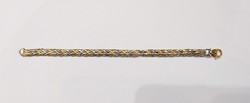 14 Karátos Arany, 8,87g Prémium többszínű fonott Karlánc (No.: 24/106.)