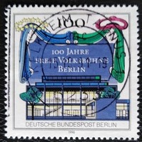 BB866p / Németország - Berlin 1990 Volksbühne Berlinben bélyeg pecsételt