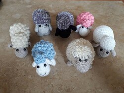 Easter lambs hand crochet toy