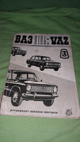 Lada 1300 -ziguli vaz 2101-21016-2102-21023 cccp soviet cars operation manual according to pictures