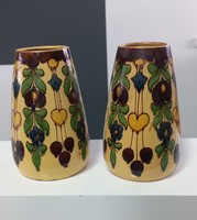 A pair of vases by Balázs Badár