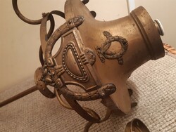 Antique 120 cm copper chandelier