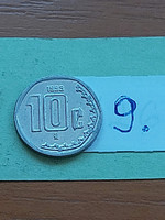 Mexico mexico 10 centavos 1993 stainless steel 9