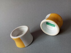 Rare benetton pop-art porcelain candle holders 1990s