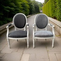 Refurbished armchair/small armchair in pair