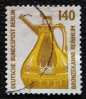 BB832p / Németország - Berlin 1989 Látványosságok bélyegsor 140 Pf pecsételt