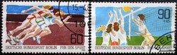 BB664-5p / Németország - Berlin 1982 Sportsegély bélyegsor pecsételt