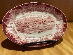 Beautifully limed - the royal worcester 1790 avon scenes palissy - smaller oval tray