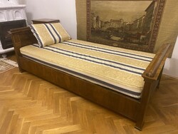 Bed with a new cover