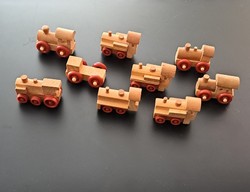 Kinder wooden trains