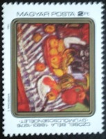 S3598 / 1983 czobel béla stamp postal clear