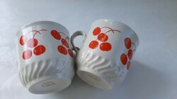 Cherry Russian mugs
