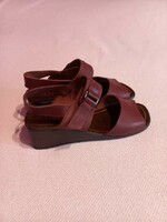 New Women's Spanish Leather Brown Sandals 36