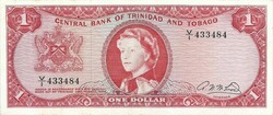 1 dollár 1964 Trinidad és Tobago 2. signo Ritka Gyönyörű