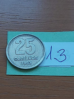 Argentina 25 centavos 1994 copper-nickel, cabildo (buenos aires) 13