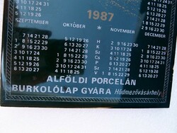 Alföldi rare tile calendar