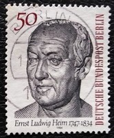 BB723p / Németország - Berlin 1984 Ernst Ludwig Heim bélyeg pecsételt