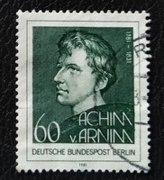 BB637p / Németország - Berlin 1981 Achim von Arnim bélyeg pecsételt