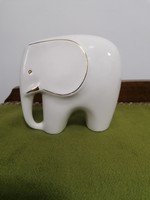 Art deco stílusú kerámia elefánt