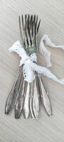 Silver-plated forks, 6 pcs