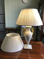 Pair of antique-style but new silk lampshades for Herend, Zsolnay and bronze lamps
