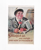 VH:01 Vicces-Humoros képeslap postatiszta "Műnchen Huckauf"