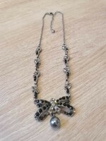 Sale!!! Beautiful necklaces with antique black stones!