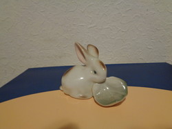 Zsolnay, painted bunny